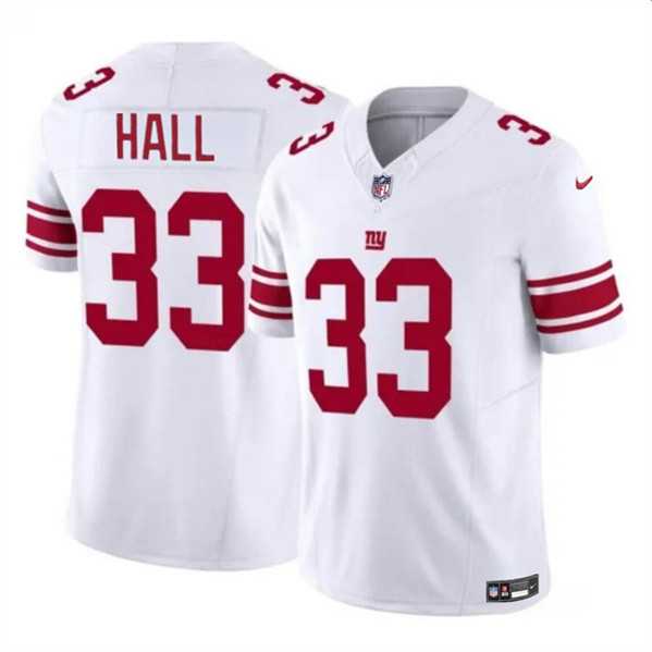 Men & Women & Youth New York Giants #33 Hassan Hall White 2023 F.U.S.E. Vapor Untouchable Limited Jersey->new york giants->NFL Jersey